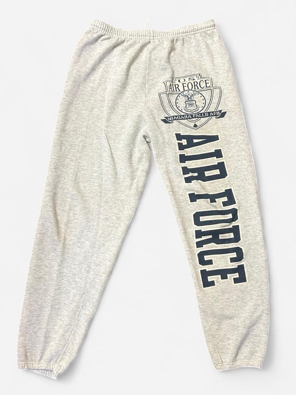 Air Force Gray Graphic Joggers - Women